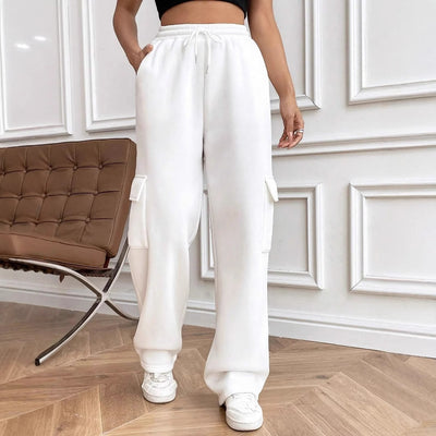 Wide-Leg Sweatpants